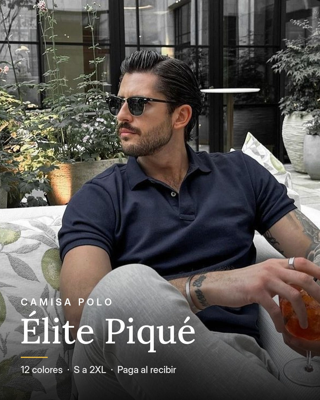 CAMISA POLO ÉLITE PIQUÉ™ HR